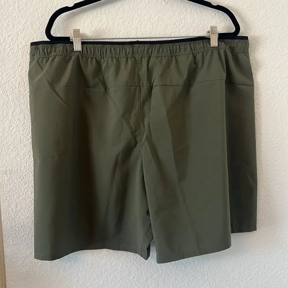 Men's Reebok Dark Green Athletic Shorts ~ Size 2XL